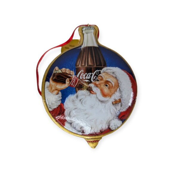 Danbury Mint Coca Cola Christmas Ornament Set of 2 with Original Box - Picture 5 of 13